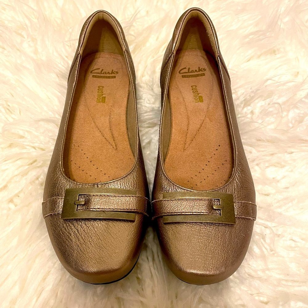 Clarks Slip-On Flats - Size 8 - Excellent Condition